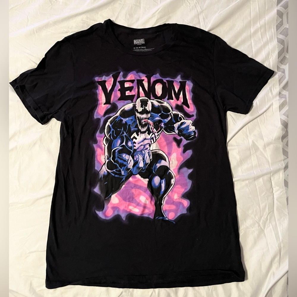 Marvel Venom Purple And Black T shirt
